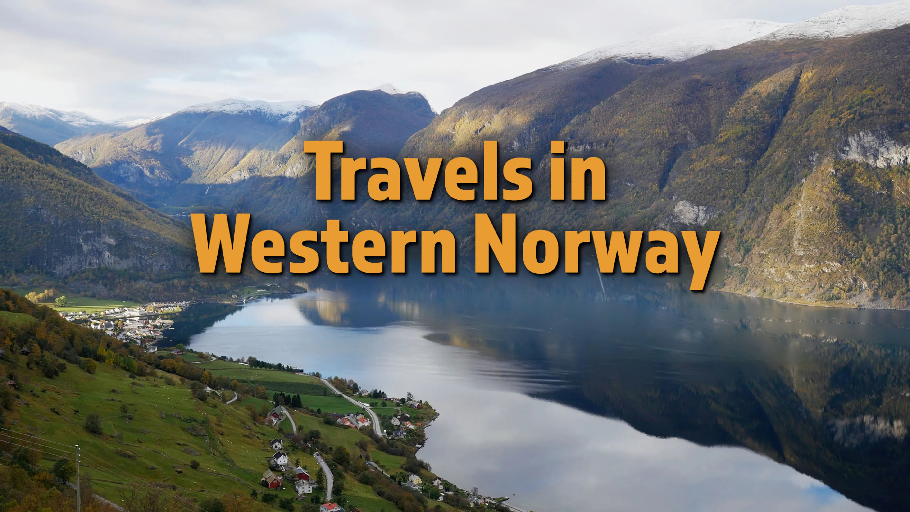 Travels in Western Norway poster